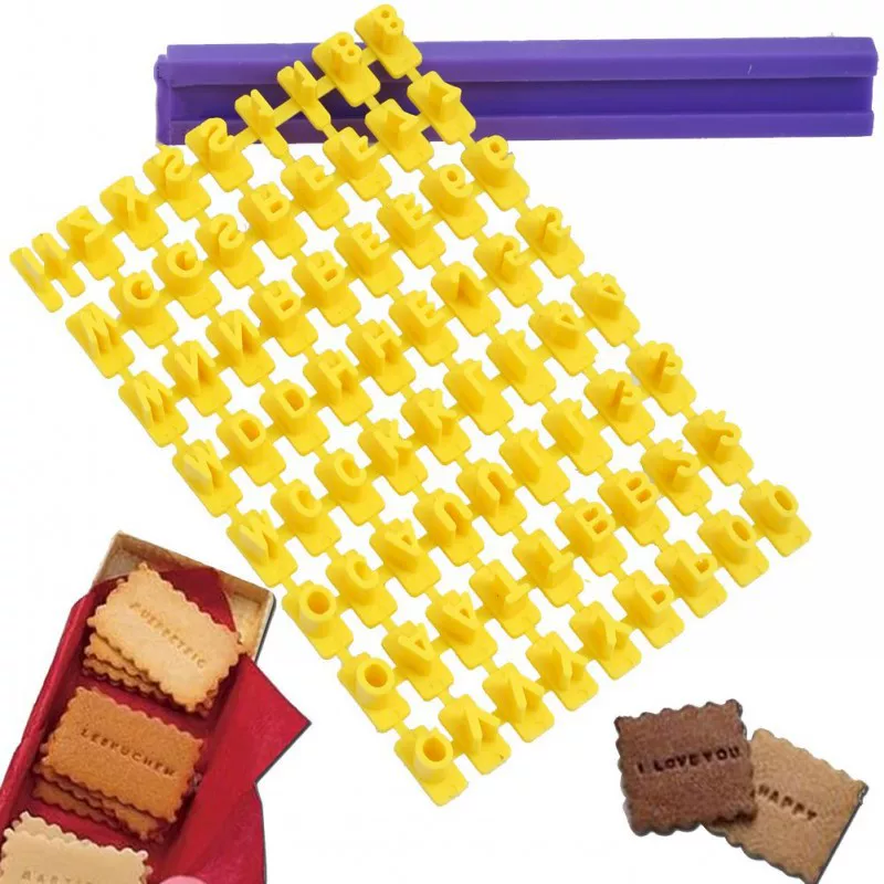 Letters and numbers, compact seal, stamps, mold with letters, handmade, English letters, mathematical symbols