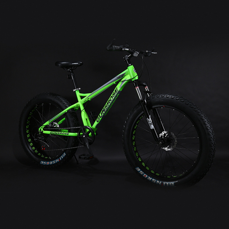 Directo de fábrica al por mayor snowmobile mountain bike neumático ancho de disco de freno absorción de choque estudiante bicicleta Fat Tire Sports Riding