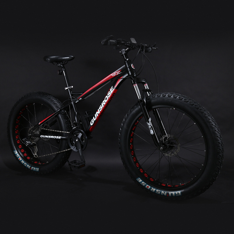 Directo de fábrica al por mayor snowmobile mountain bike neumático ancho de disco de freno absorción de choque estudiante bicicleta Fat Tire Sports Riding