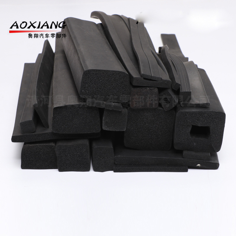 三元乙丙橡胶矩形海绵发泡胶条方块方形平板方条电机械机柜船用