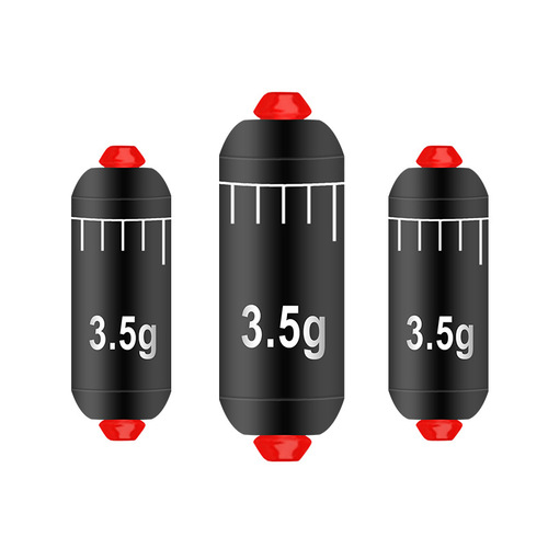 Huansheng Eco-friendly Dual-Core Graduated Fast Lead Cast Lead Skin Lead Drop Sharpening and Chamfering Soft Core Fishing Accessories