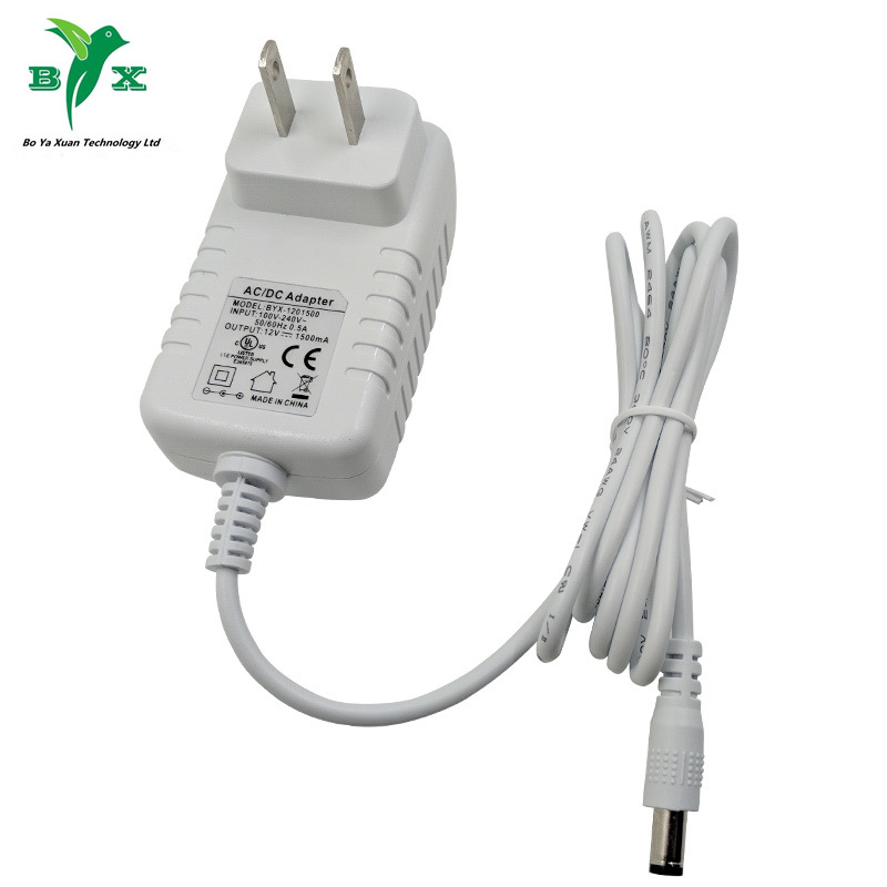 热销六级能效 美规UL FCC 安规认证12V1.5A电源适配器 开关电源