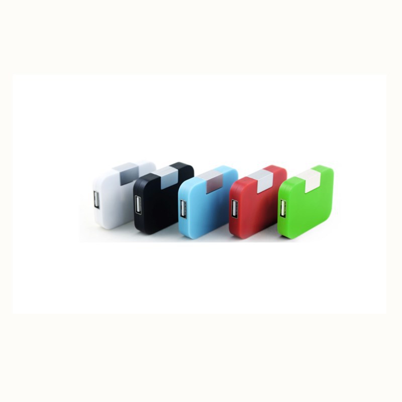 Giratorio USB divisor USB hub giratorio USB2.0HUB 4 puertos coche USB flash drive Hub extender
