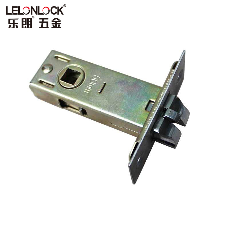 Lelang hardware Acero inoxidable 50mm pequeño perno anti-inserción de una sola lengua cuerpo de la cerradura de la puerta interior de una sola lengua de bloqueo