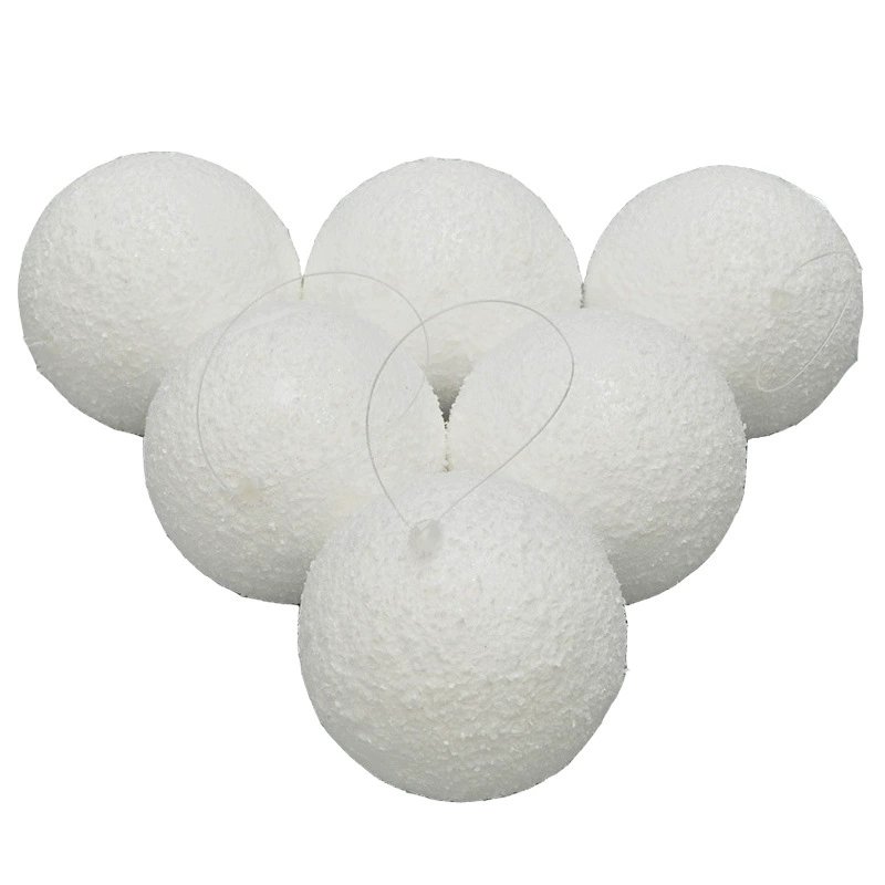 White accessory from foam, pendant, 4-10cm