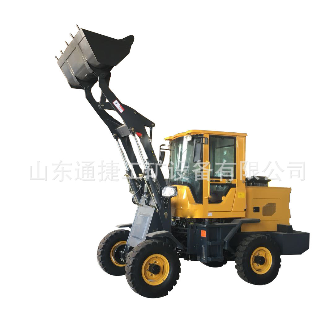 厂家供应建筑工地910型装载机铲车 小型轮式910装载前卸叉抓木机