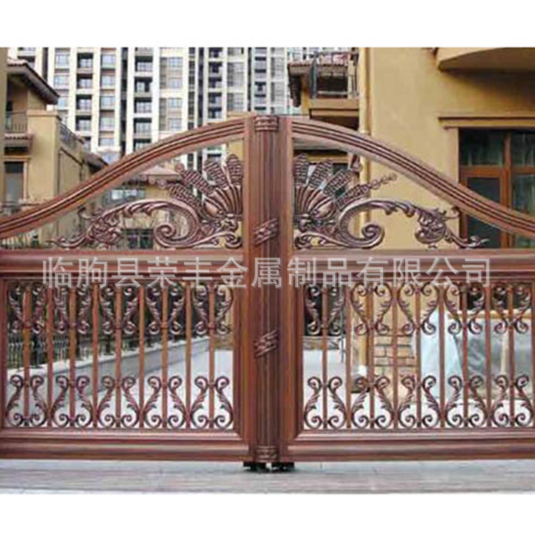 Luxury Aluminum Art Gates, Villa Fence Aluminum Art Gates, Wholesale Aluminum Alloy Gates for Residential Areas and Factories