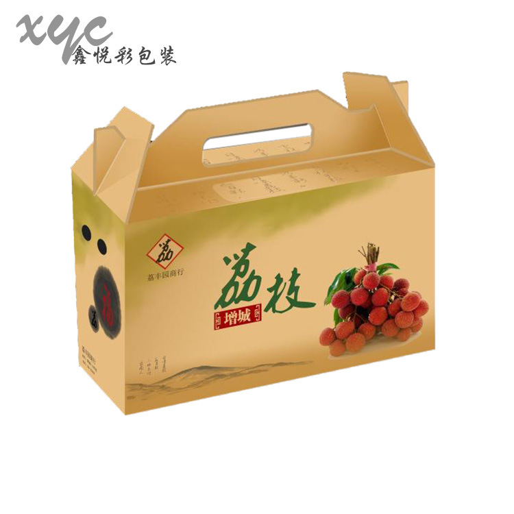 水果送礼包装盒经销商礼盒瓦楞纸盒可来样厂家生产批发礼品盒纸箱