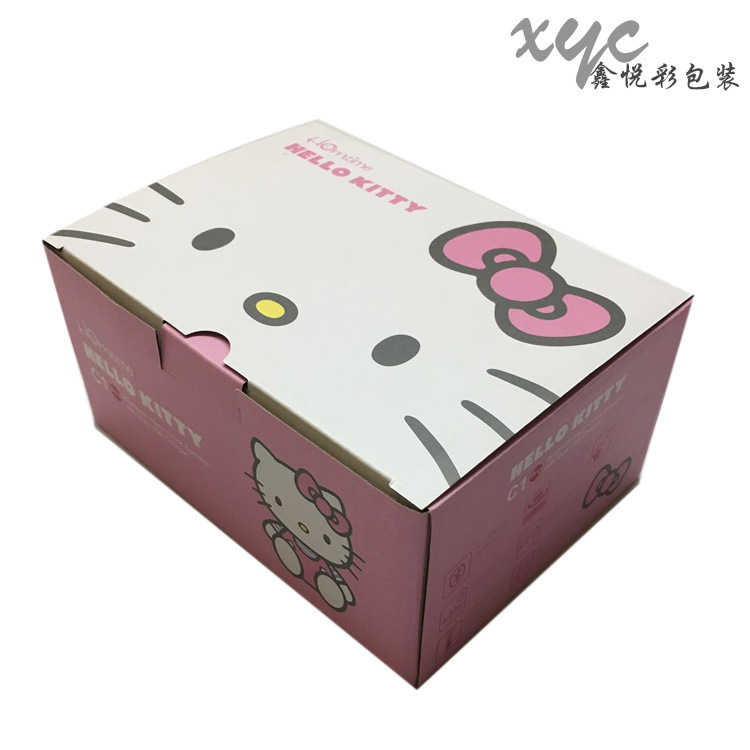 产品包装彩盒品牌智能蓝牙音箱瓦楞扣底纸盒批发瓦楞纸盒礼品盒