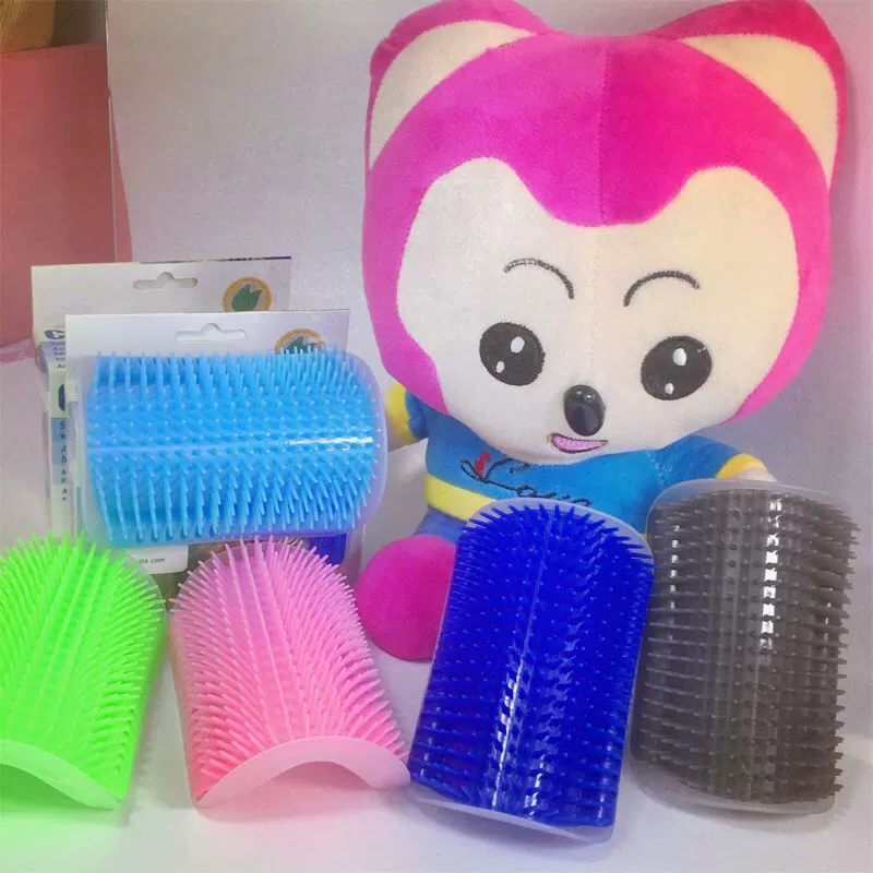 Домашнее животное кошка угловой Массажер для растирания волос кошка царапает зуд царапает устройство для царапин кошачья Расческа массажная угловая щетка