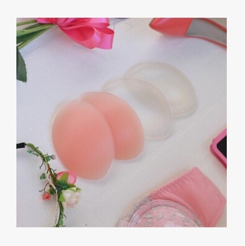 Thickened silicone breast pads, gathered and thickened abalone, swimsuit underwear inserts that turn into busty, small breast pads, waterproof chest patches