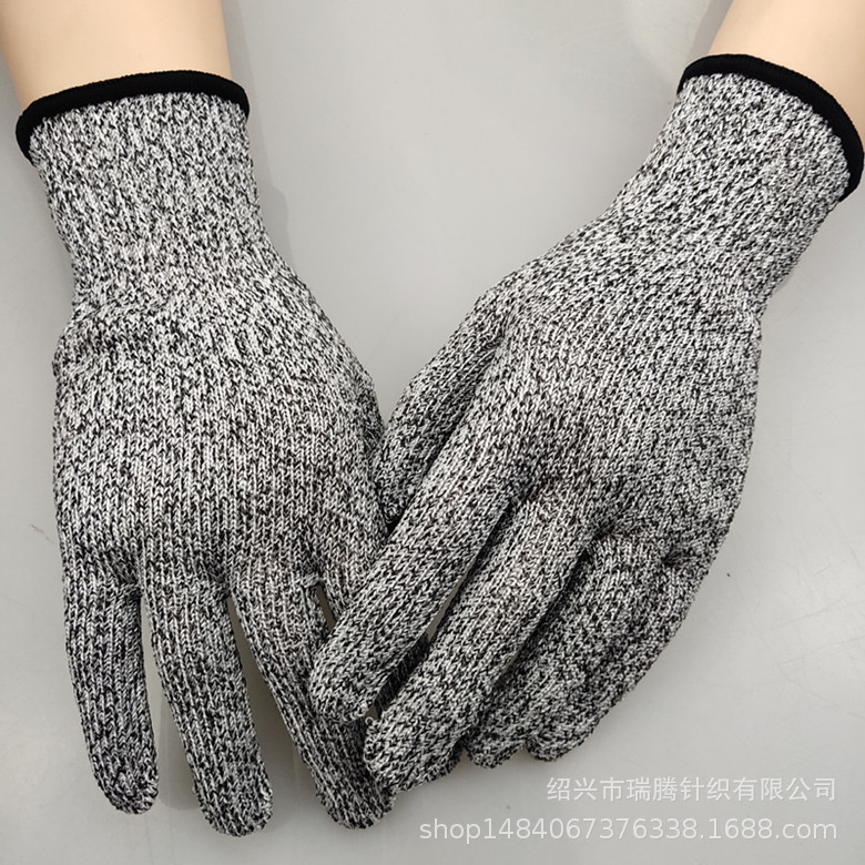 5-nivel reforzado anti-corte resistente al desgaste HPPE cocina anti-corte guantes protectores adultos niños anti-corte guantes