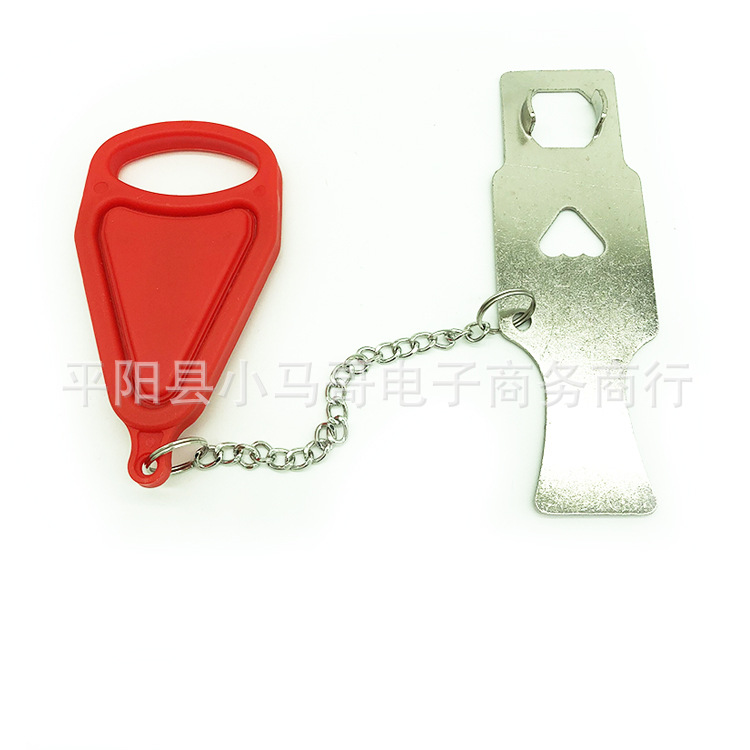 portable lock 便携式门扣锁 宾馆房门顶门器阻门器 防盗锁