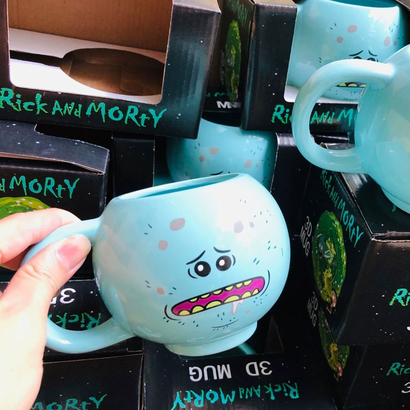 Карикатурный Эмотикон кружка Cute Ceramic Mark Cup Funny Emoticon Water Cup