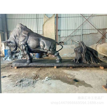 铜牛  黄铜牛铸造厂  黄铜牛厂家 3.5米铜牛 4.2米铜牛 5.5米铜牛