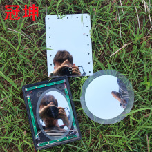 冠坤供应 LED灯玻璃镜片 灯具磨砂玻璃LED 磨砂玻璃圆形磨砂玻璃