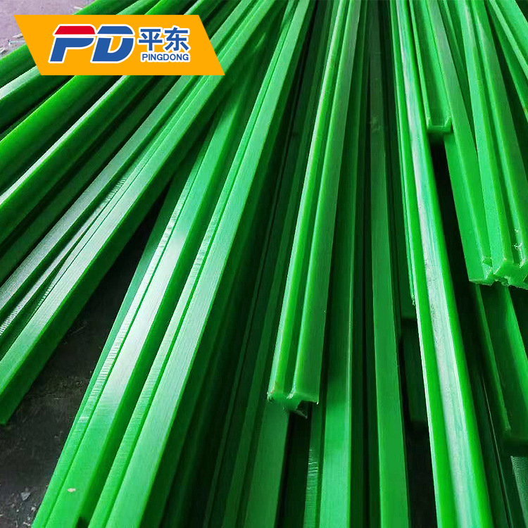 挤出型聚乙烯耐磨条输送机械垫条滑条加工绿色高分子聚乙烯耐磨条