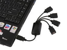一拖4分口USB集线器 八爪鱼2.0运行HUB 电脑接口扩展器厂家直销
