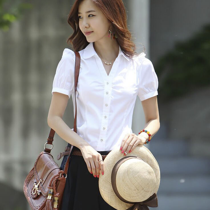 White professional shirt for students