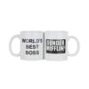 Dunder Mifflin World's Best's Office Boss Ceramic Water Coffee Mark Cup BOSS