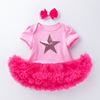 Brand summer dress girl's, mini-skirt, children's small princess costume, 0-2 years