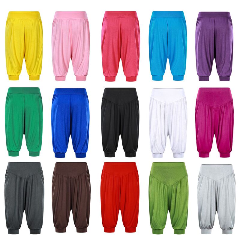 New seven points yoga pants running pants modal bloomers loose high waist training pants a generation of hair