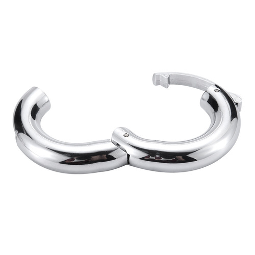 Metal locking sperm ring, adjustable weight-bearing ring, exercise delayed restraint penis ring, adult male flirting device wholesale