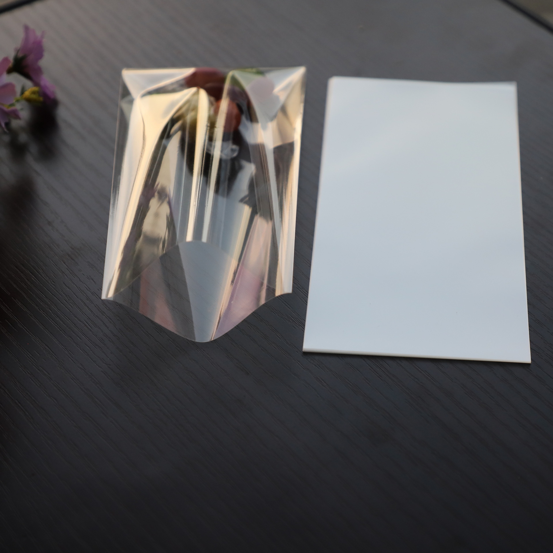 直发7丝OPP袋透明花边不干胶自粘食品袋一次性塑料LOGO面包袋