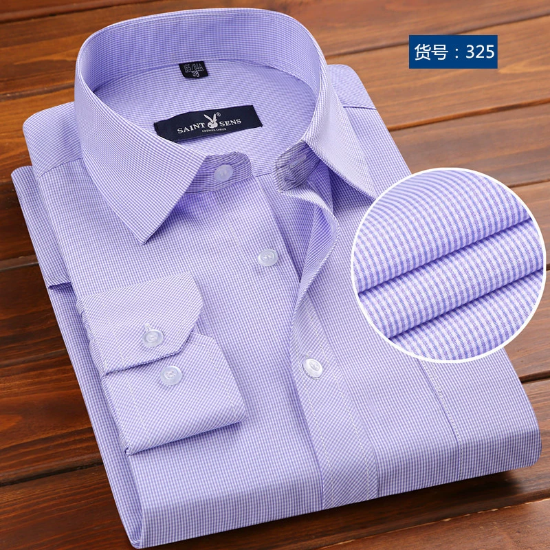 Shirt, for middle-aged man, floral print, Korean style