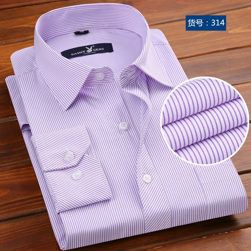 Shirt, for middle-aged man, floral print, Korean style