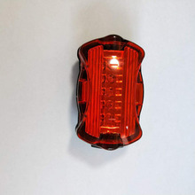 厂家供应灯尾灯 山地车5LED七彩警示灯单车灯 【蝴蝶尾灯】