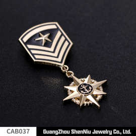 CAB037 韩版时尚英伦复古西装外衣配饰胸针男女徽章胸章勋章别针