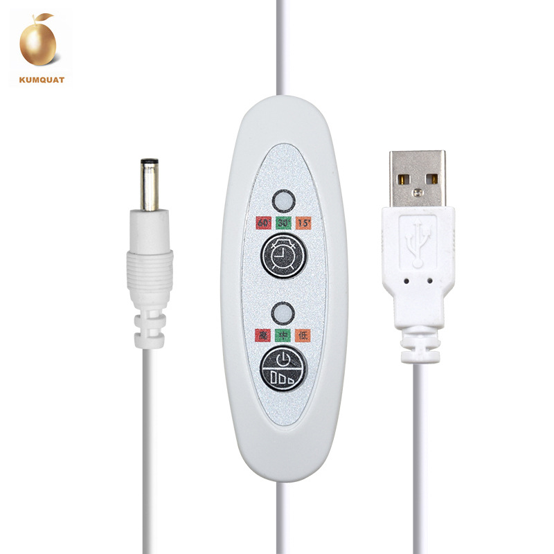 发热产品智能调温线三档调温定时开关线升压调速调温开关线