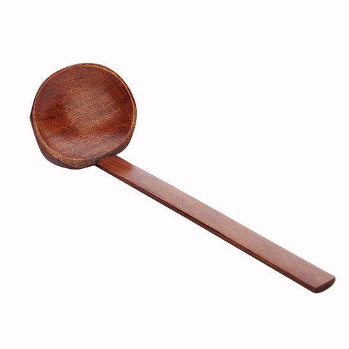 Wholesale bamboo handle nanmu hot pot spoon ramen restaurant hot pot restaurant soup spoon colander kitchen utensil set spicy hot spoon