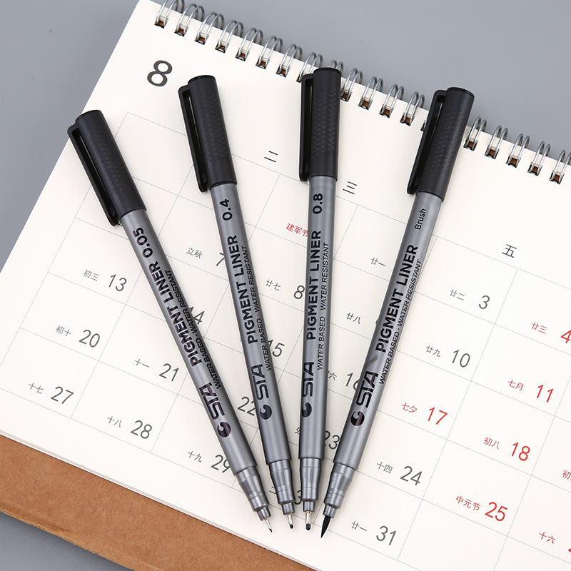 STA 8050 hand-painted professional Gouline pen practical waterproof needle pen signature pen brush soft pen tip STA 8050 hand-painted professional Gouline pen practical waterproof needle pen signature pen brush soft pen tip