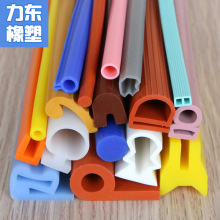 供应彩色高温硅胶条发泡硅胶密封条实心防水硅胶条异型硅胶条防震