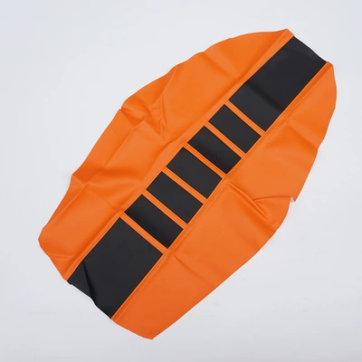 Cover Cushion Leather Modified Pole: Motosiklet ləvazimatları və aksesuarları - medium-black-edge-orange
