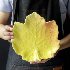 歐美客陶瓷盤子碗套裝菜盤西餐盤家用沙拉碗創意異形盤子個性餐具