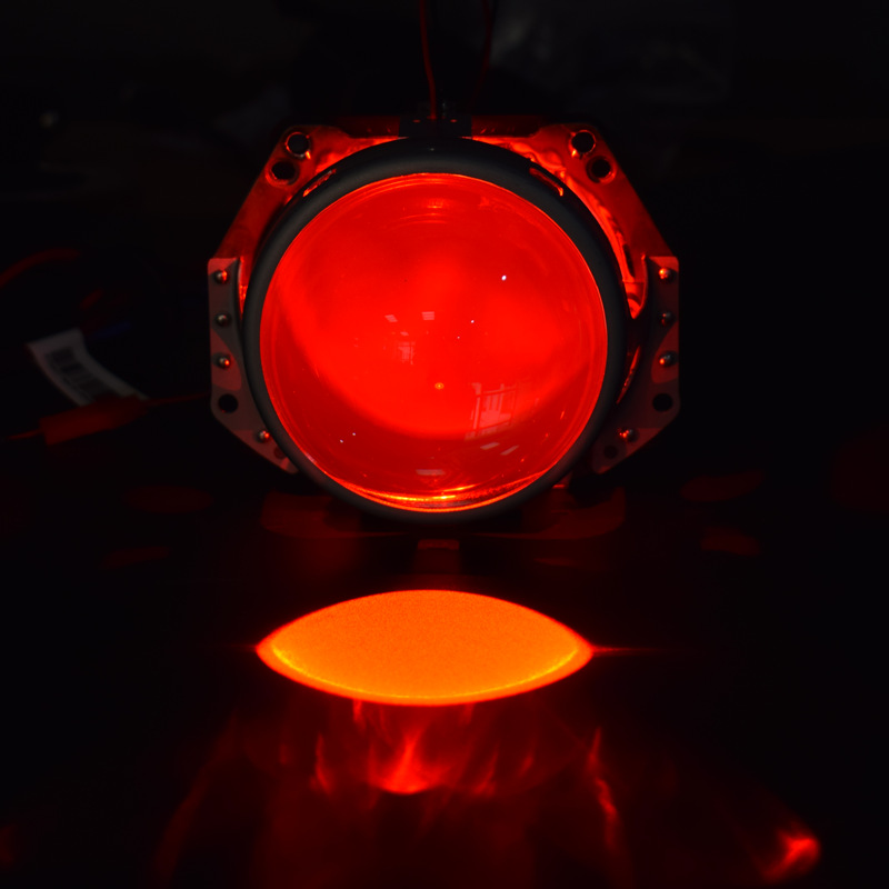 Faros LED para Automóviles al por Mayor con Alto Brillo, Modificación de Ojo de Demonio Único en Forma de T, Lente de Luz Dual, Alta Potencia