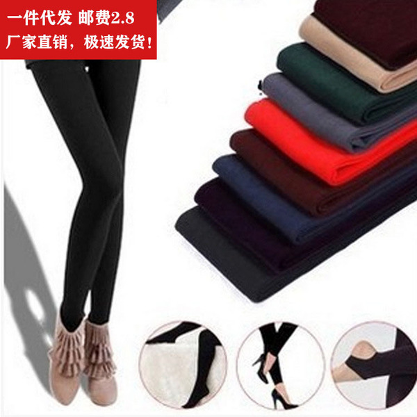 Demi-season fashionable velvet trousers