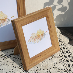 Square American 7-inch 8-inch 10-inch 12-inch picture frames A4 wall-mounted vintage photo and small picture frames for bedside display