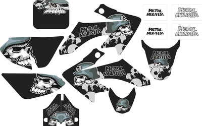 Manufactor wholesale Little Eagle  CRF50 Motocross 3M thickening crystal Bright surface personality Stickers