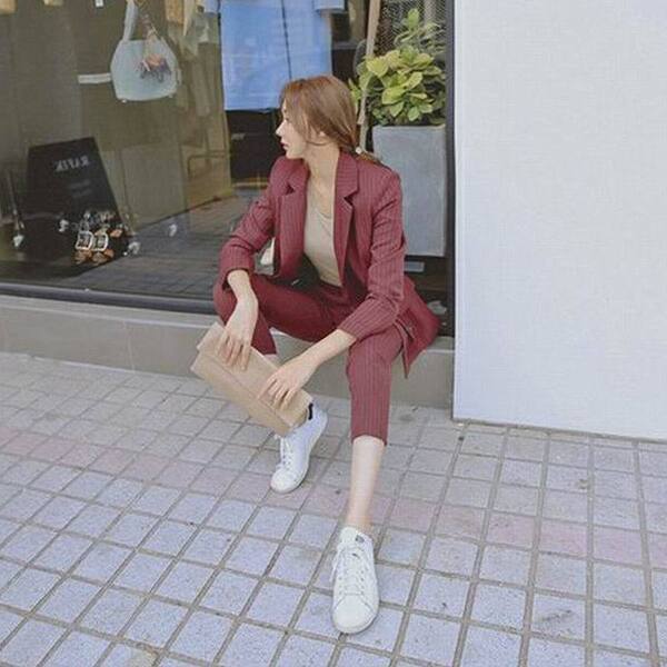 Spring small classic suit jacket