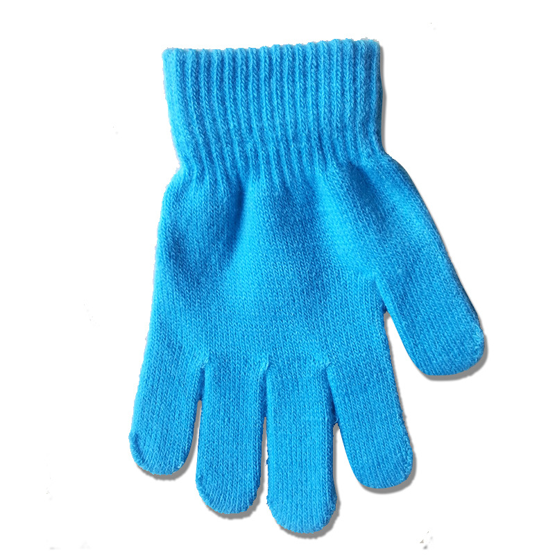 Shun Zun de punto de color sólido de protección del medio ambiente de acrílico ropa térmica guantes fabricantes pequeños al por mayor puede venir a la imagen para establecer el logotipo