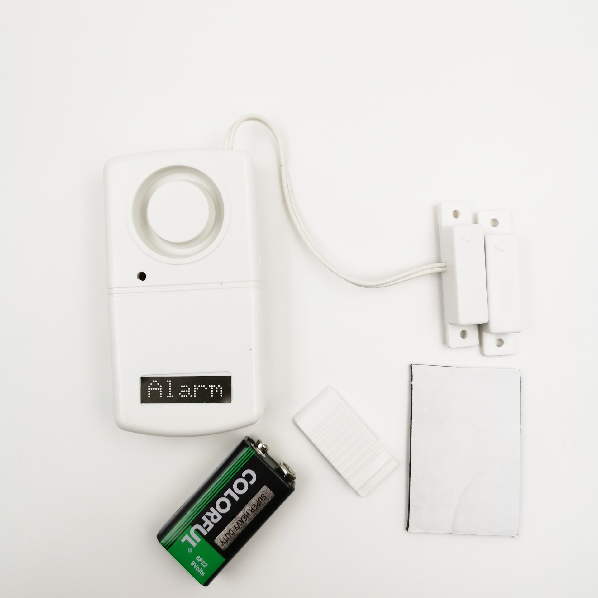 推销利器厂家供应质量稳定高响度做工精巧大号130分贝 门磁报警器