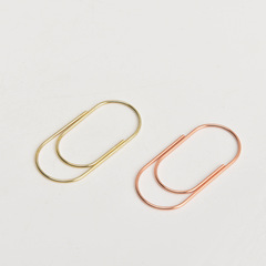 Hot-selling 50mm Oversized Creative Colored Paper Clips Wholesale — Metal, Gold, and Rose Gold Safety Pins