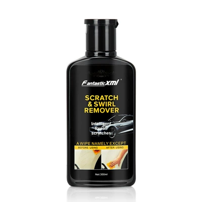 Factory direct car scratch repair Car wax - flat-bottle-scratch-wax-300ml-single-jar