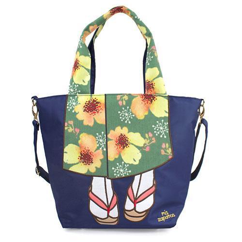Cross-border direct supply MISZAPATOSS Japanese Rakuten 2way beauty leg top handle cross body bag fashionable printed embroidery bag