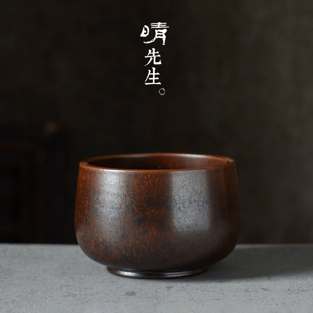 晴先生 Jingdezhen ручная окрашенная керамическая шлаковая ведро, раковина для стока воды из Jianshui, древняя чайная церемония
