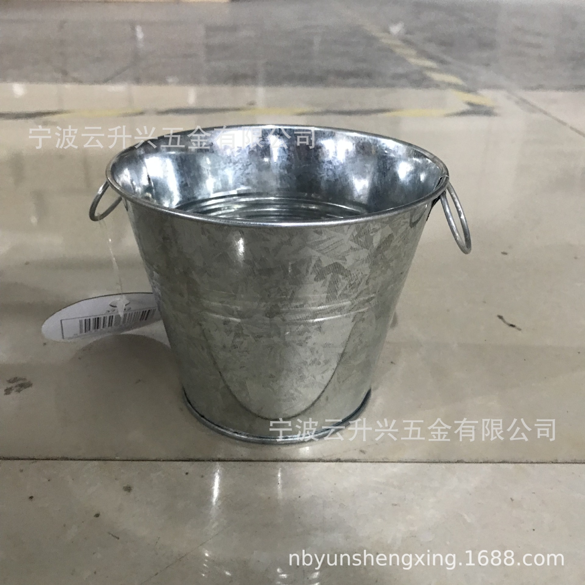 镀锌铁桶镀锌小铁桶双耳铁桶日式铁桶铁皮花盆工艺铁桶储物圆桶